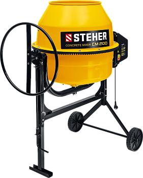 Бетономешалка STEHER CM-200, 200 л.
