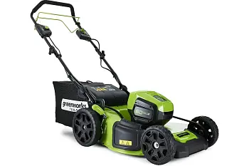 Самоходная аккумуляторная газонокосилка GreenWorks GD60LM46SPK4 60V 2502907UB