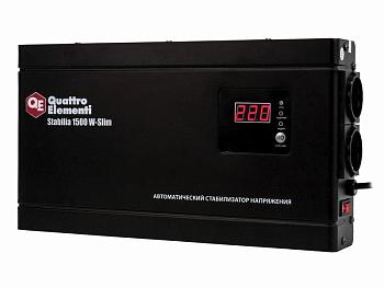 Стабилизатор напряжения QUATTRO ELEMENTI Stabilia 1500 W-Slim