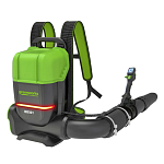Ранцевая аккумуляторная воздуходувка  Greenworks Арт. 2408307, 82V, бесщеточная, без АКБ и ЗУ