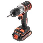 Дрель-шуруповерт BLACK & DECKER ASD18K-QW