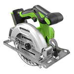 Дисковая пила Greenworks GD24CS165, 24 V, бесщеточная, 165х20мм, 4800 об/мин, рез 57мм, без АКБ и ЗУ (1501607)