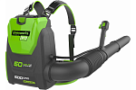 Аккумуляторный ранцевый бесщеточный воздуходув Greenworks GD60BPB 2402307