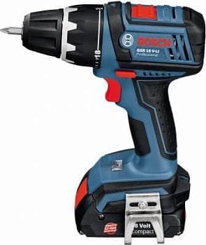 Аккумуляторный шуруповерт  BOSCH GSR 18 V-Li
