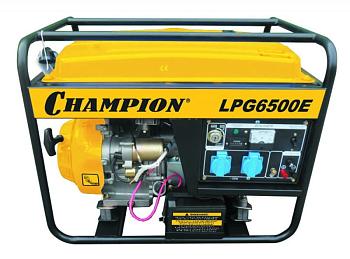 Бензиновый генератор Champion LPG6500E + газ (5/5,5кВт)