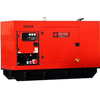 Генератор дизельный EUROPOWER EPS 85 TDE в кожухе