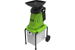 Измельчитель садовый электрический GreenWorks 220 В, 2800 Вт, с контейнером 2208007