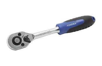 Трещотка с резиновой ручкой 45зуб. 3/8" FORSAGE артикул 80242 (Forsage)