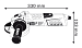 Угловая шлифовальная машинка  GWS 12-125 CI  1200вт  BOSCH