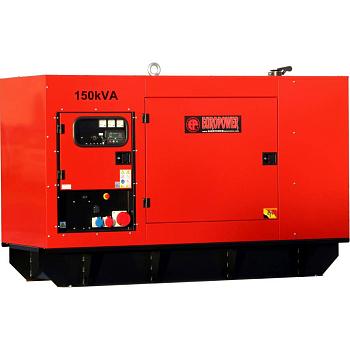 Генератор дизельный EUROPOWER EPS 150 TDE в кожухе