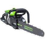 Цепная пила аккумуляторная Greenworks Арт. 2008307UB, 82V, 51 см, бесщеточная, с 1хАКБ 5 Ач. и ЗУ