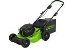 Самоходная бесщеточная аккумуляторная газонокосилка GreenWorks GC82LM51SP2K2 82 В, 5 А*ч 2515907UB