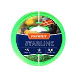 Леска для триммеров PATRIOT Starline D 3,0мм L 15м