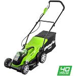 Газонокосилка аккумуляторная Greenworks Арт. 2501907, 40V, 35 см, без АКБ и ЗУ