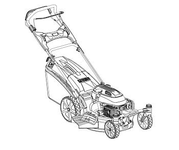 Газонокосилка бензиновая Holzfforma LC251HVR
