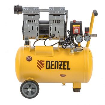 Компрессор безмаслянный малошумный DENZEL DLS950/24