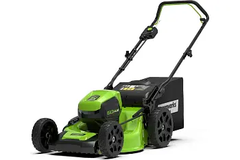 Аккумуляторная газонокосилка GreenWorks GD60LM46HPK4 60V 2502807UB