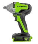 Гайковерт ударный Greenworks GD24IW400, 24V, бесщеточная, 1/2'', 400Нм, без АКБ и ЗУ (3802907)