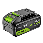 Аккумулятор Greenworks High Power G24HP4, 24V, 4Ач (2958907)