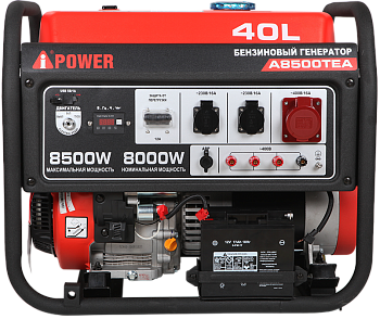 Портативный бензиновый генератор A-iPower A8500TEA
