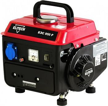 Бензиновый генератор Elitech БЭС 950 Р