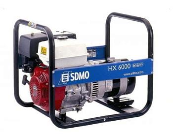 Электростанция бензиновая SDMO HX 6000