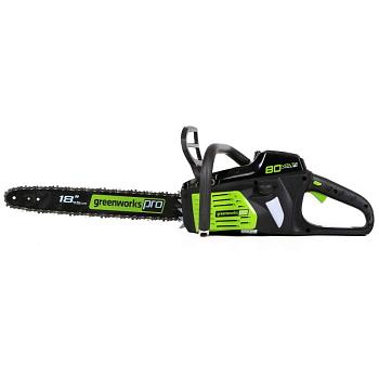 Аккумуляторная бесщеточная цепная пила GreenWorks GD80CS50