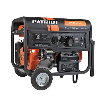Генератор бензиновый GP 7210 LE PATRIOT